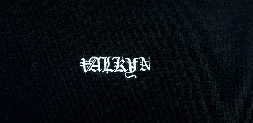 VALKYN print — black