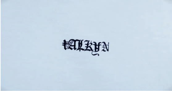 VALKYN print — white