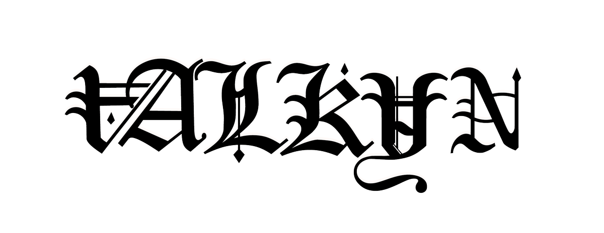 VALKYN gothic logo