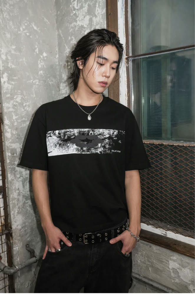 SS2026 look — men band tee black