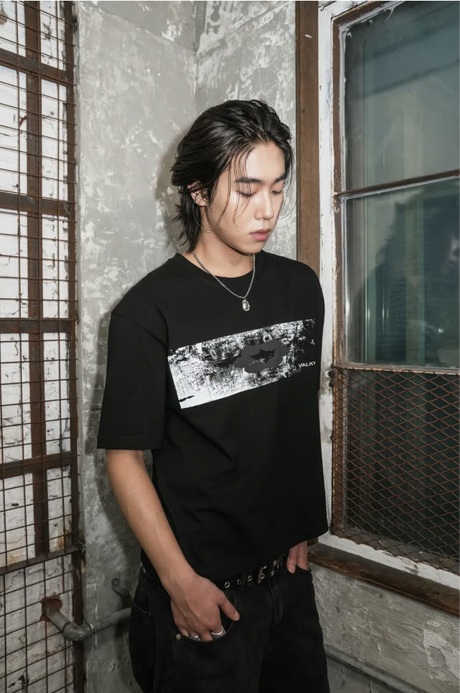 SS2026 look — men band tee black